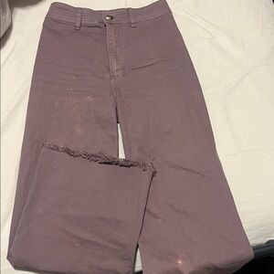 Billabong Women's High Rise Jeans in Purple